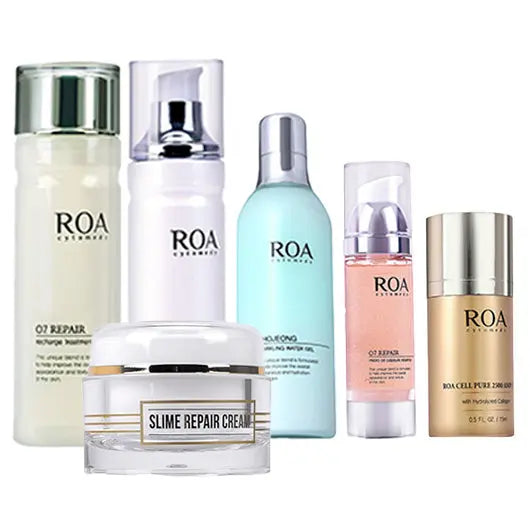 Collagen 5-Step Skincare Set + Collagen Sparkling Water Gel ROA