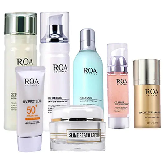 Collagen 6-Step Skincare Set + Collagen Sparkling Water Gel ROA