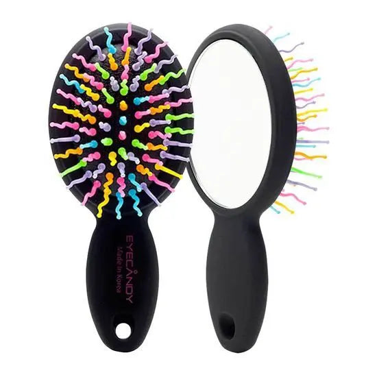 Rainbow Volume S Hairbrush M mini black EYECANDY