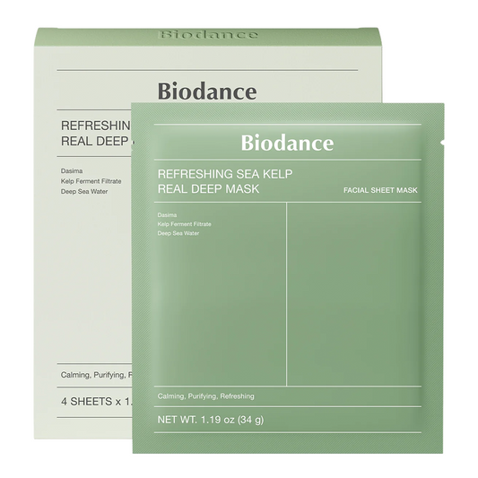 Refreshing Sea Kelp Real Deep Mask 4pcs BIODANCE