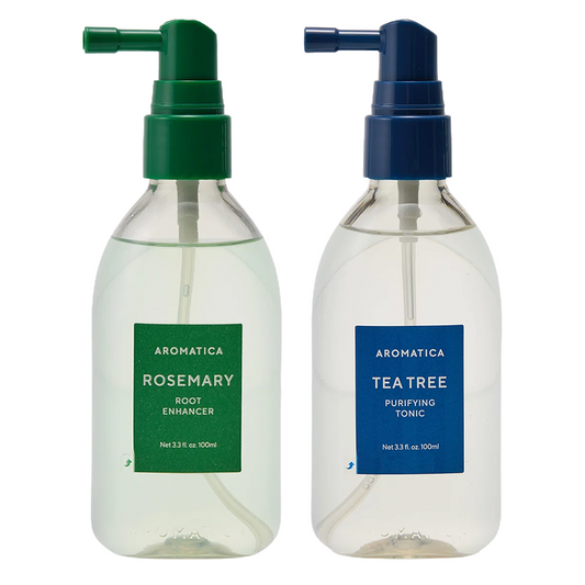 Rosemary Root Enhancer & Tea Tree Tonic Set AROMATICA