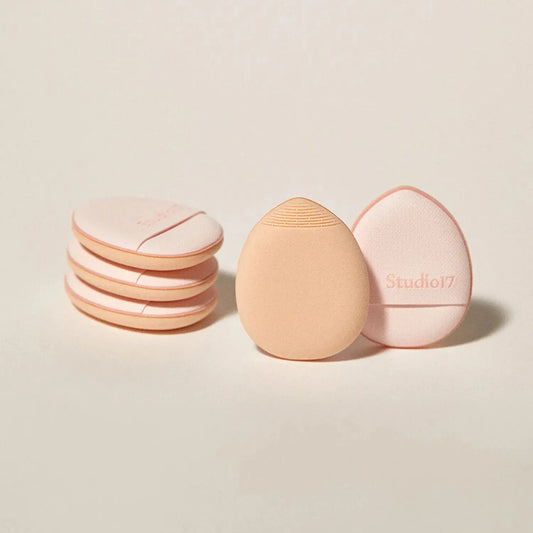 Brush-Fit Finger Puff 5P + Case STUDIO 17