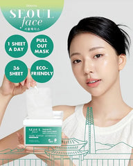 VEGAN SEOUL Face Teatree 3X Daily Quick Mask 36stk DERMAL