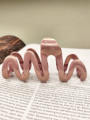 Shimmer Wave Hair Clip 13cm -5 colors