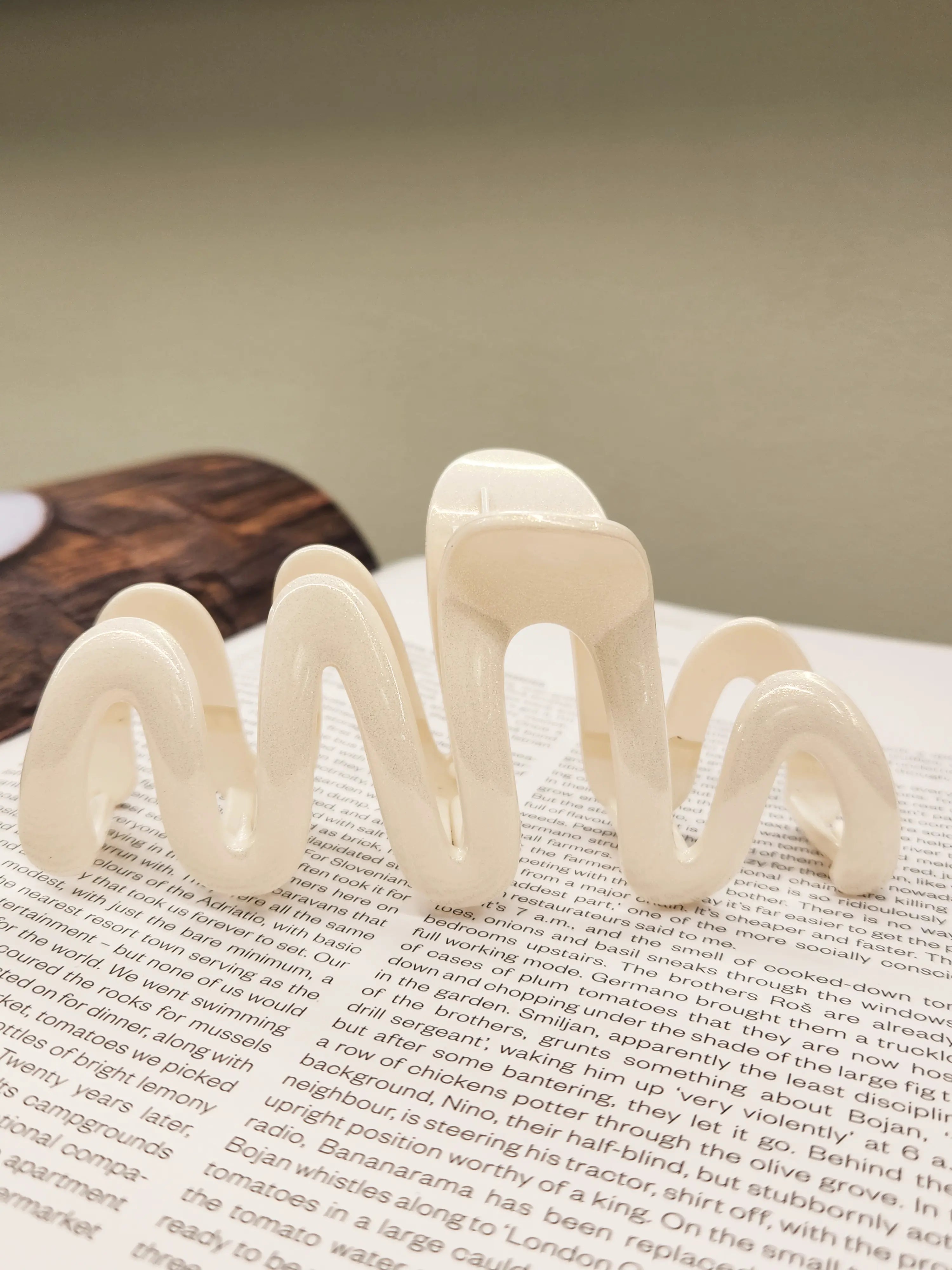 Shimmer Wave Hair Clip 13cm -5 colors WEshine