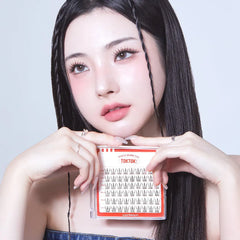 NO GLUE EYELASH #CHERRY COKE CORINGCO
