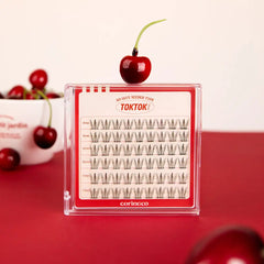 NO GLUE EYELASH #CHERRY COKE CORINGCO