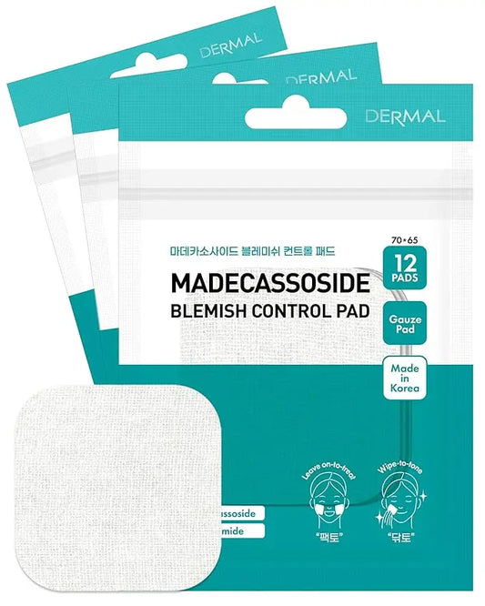 MADECASSOSIDE BLEMISH CONTROL PAD -Travel Kit 12 Pads DERMAL