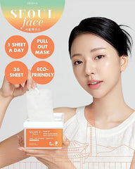 VEGAN SEOUL Face Snail 3X Daily Quick Mask 36stk DERMAL