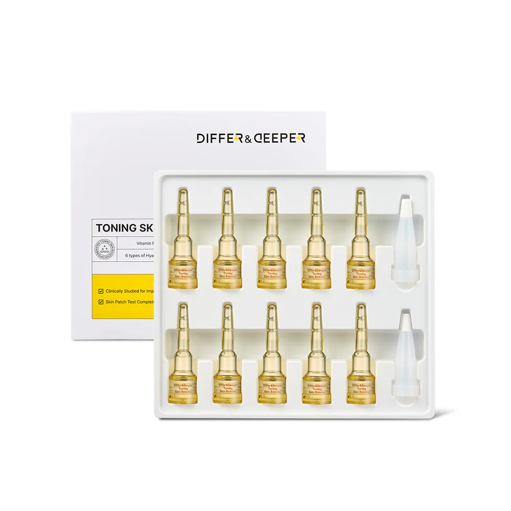 Vitamin Brighteing&Toning SKin Booster 2ml x 10 vial DIFFER & DEEPER