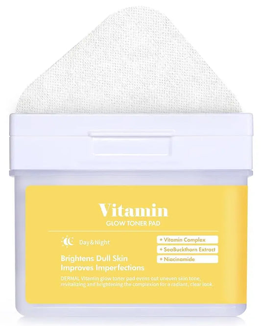 Vitamin Glow Toner Pad 120stk DERMAL