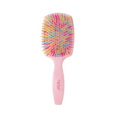 Rainbow Volume S Paddle Hair Brush neo pink EYECANDY