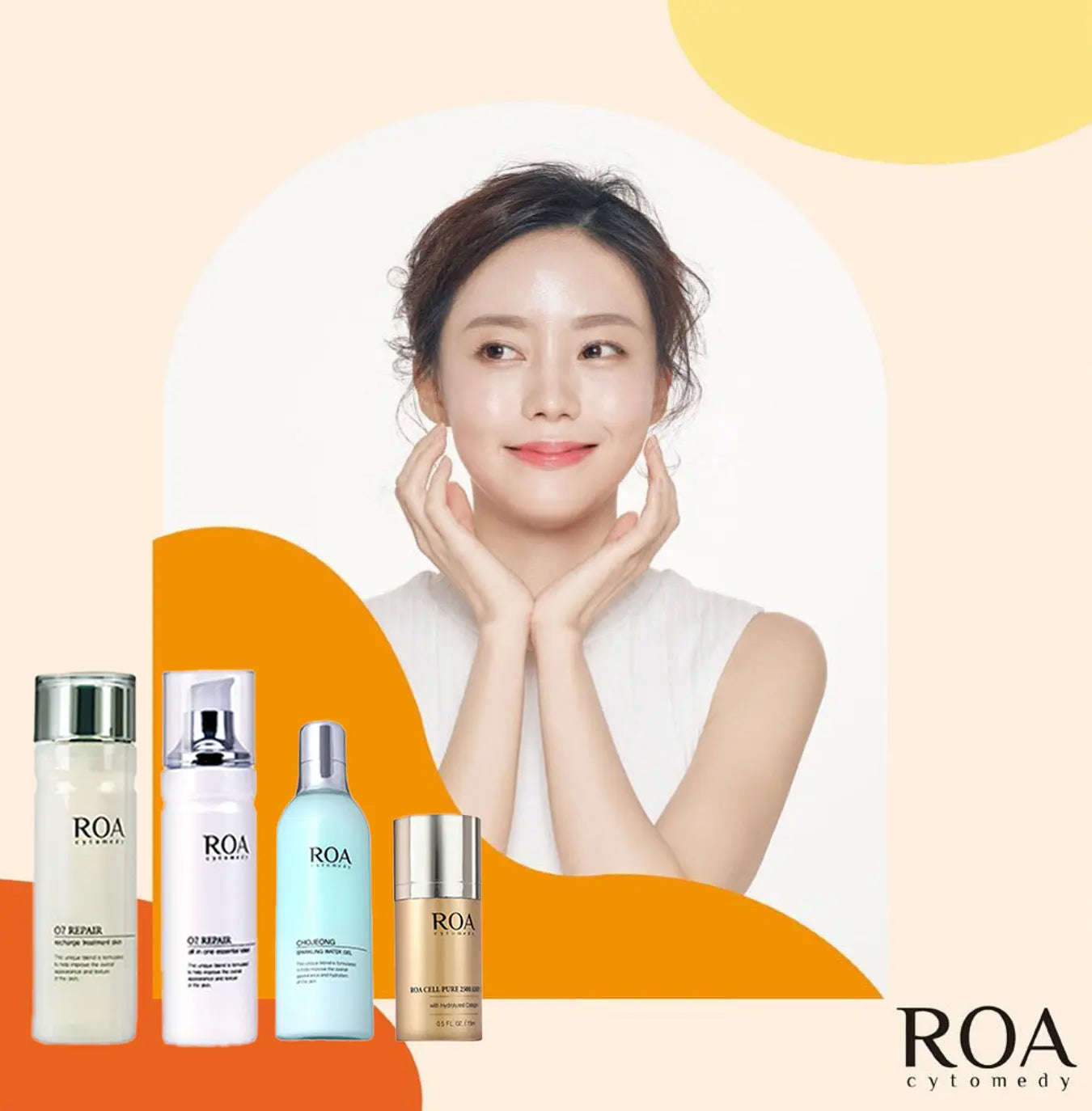 Collagen 3-Step Skincare Set + Collagen Sparkling Water Gel ROA