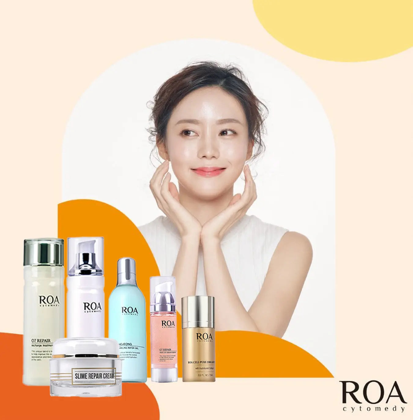 Collagen 5-Step Skincare Set + Collagen Sparkling Water Gel ROA