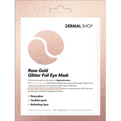 Rose Gold Glitter Foil Eye Mask DERMAL