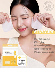 Vitamin Glow Toner Pad -Travel Kit 12 Pads