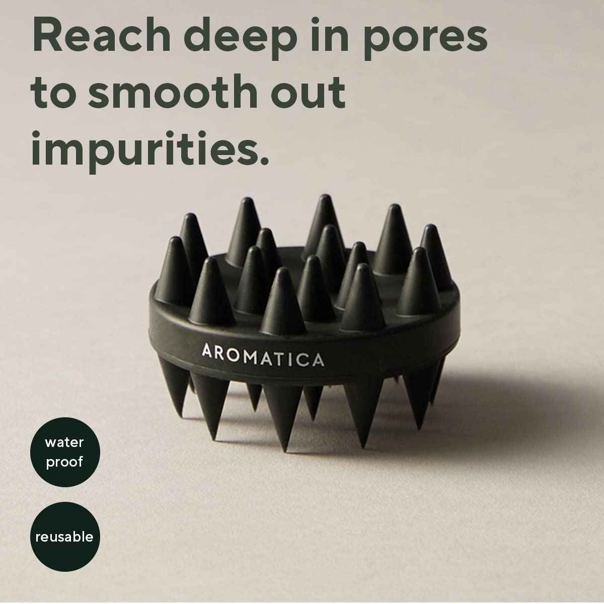 Dual-sided Scalp Care Shampoo Brush AROMATICA