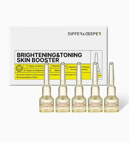 Ultimate Brightening Duo – MTS Roller x Vitamin Booster DIFFER & DEEPER