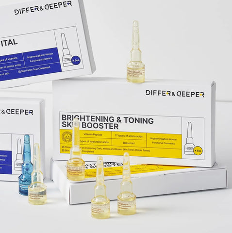 [2+1]Vitamin Brighteing&Toning SKin Booster  2ml x 5 vial DIFFER & DEEPER