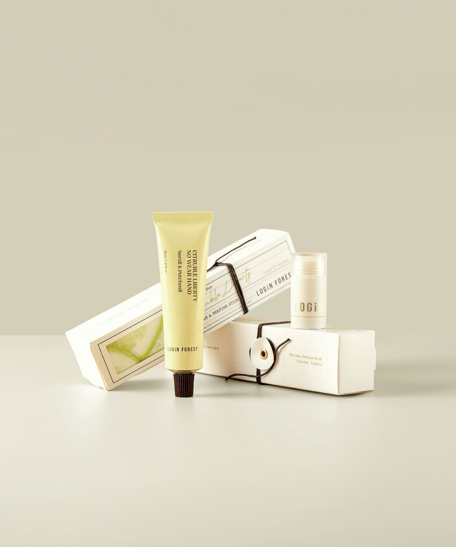 Citruble Liberty Hand Cream 30ml + Solid Perfume 8g LOGiN FOREST