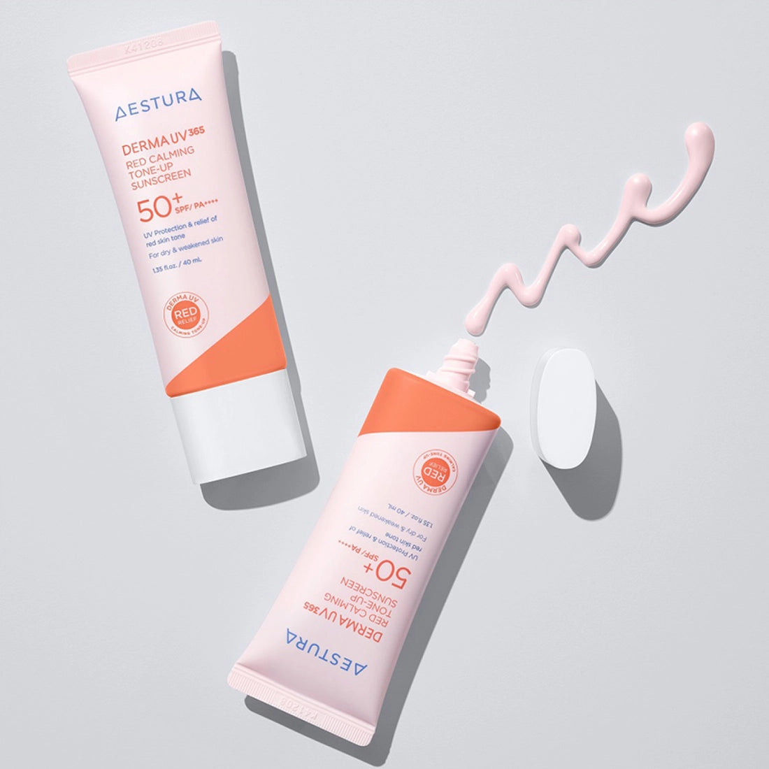 Derma UV365 Red Calming Tone-up Sunscreen 40ml AESTURA