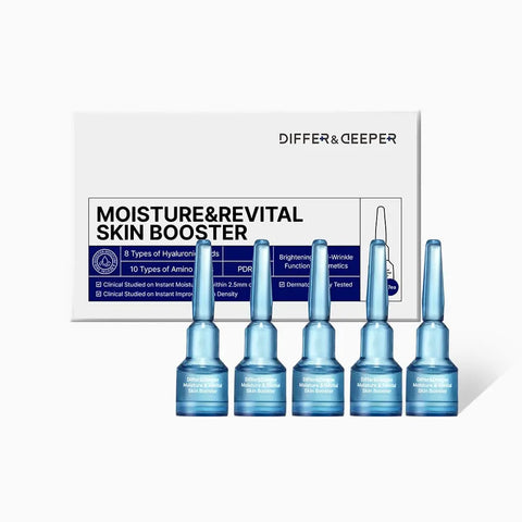 Revital Boost Kit – PDRN Ampulle + MTS Roller DIFFER & DEEPER