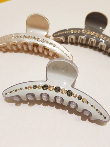 Diora Swarovski Crystals Hair Clip  9.5cm  - 3 colors WEshine