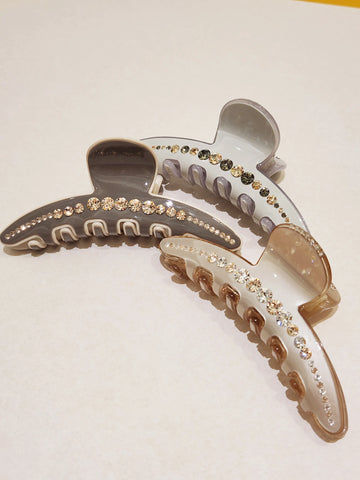 Diora Swarovski Crystals Hair Clip  9.5cm  - 3 colors WEshine