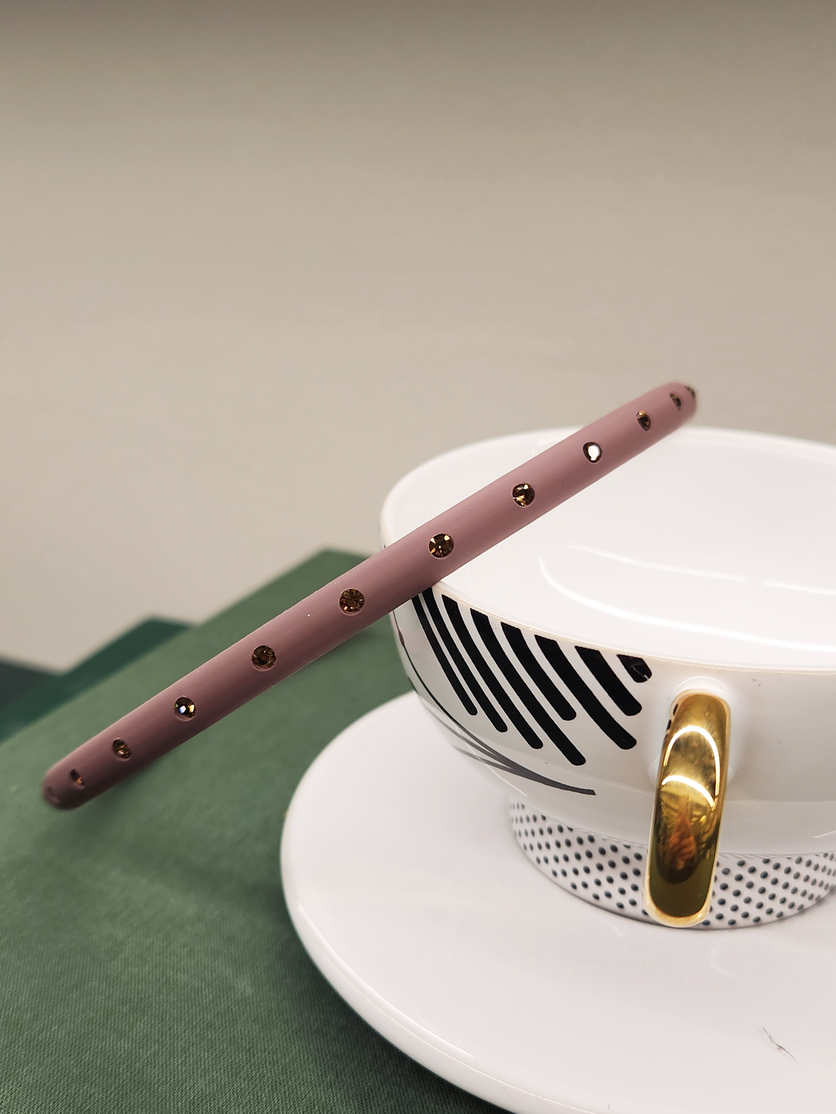 Fashionable Gold Dotted Hairband- 2 colors