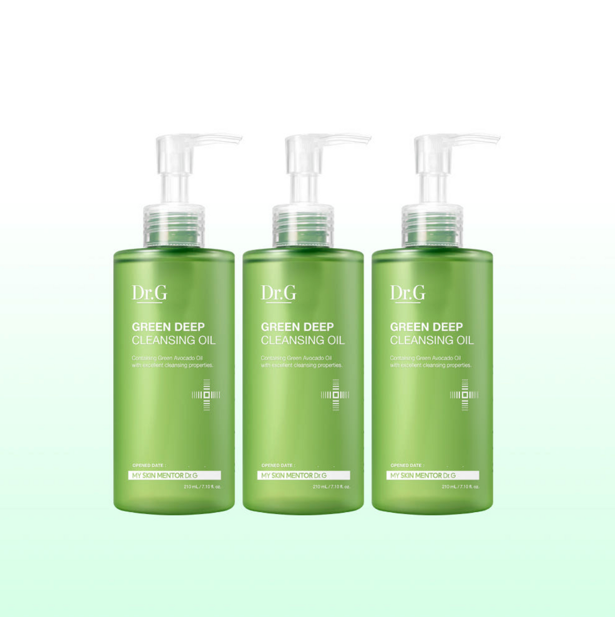 Green Deep Cleansing Oil Triple Set (3 x 210ml) Dr.G