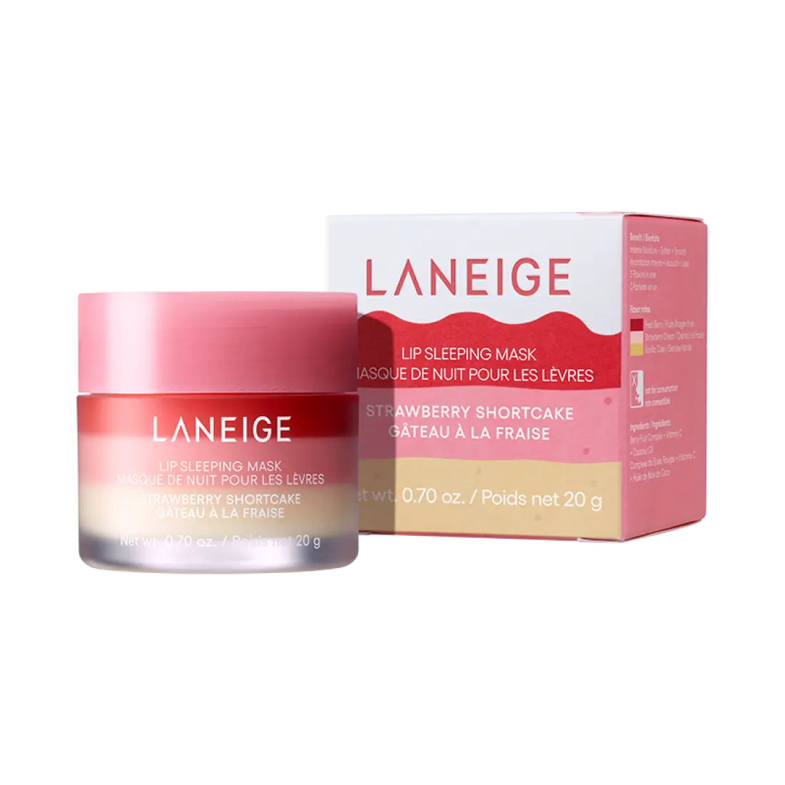 Lip Sleeping Mask Strawberry Shortcake 20g WEshine.no