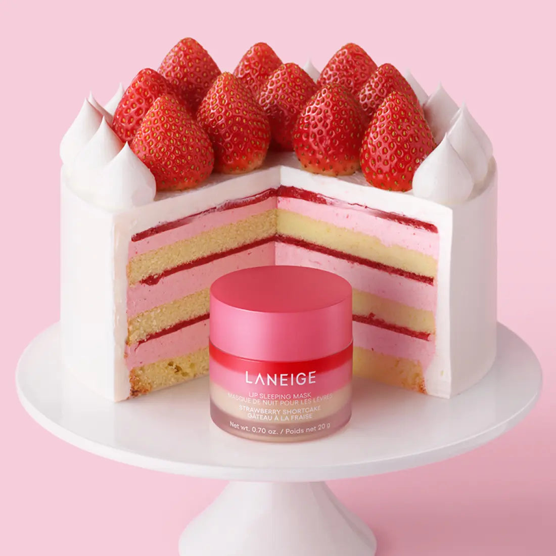 Lip Sleeping Mask Strawberry Shortcake 20g WEshine.no