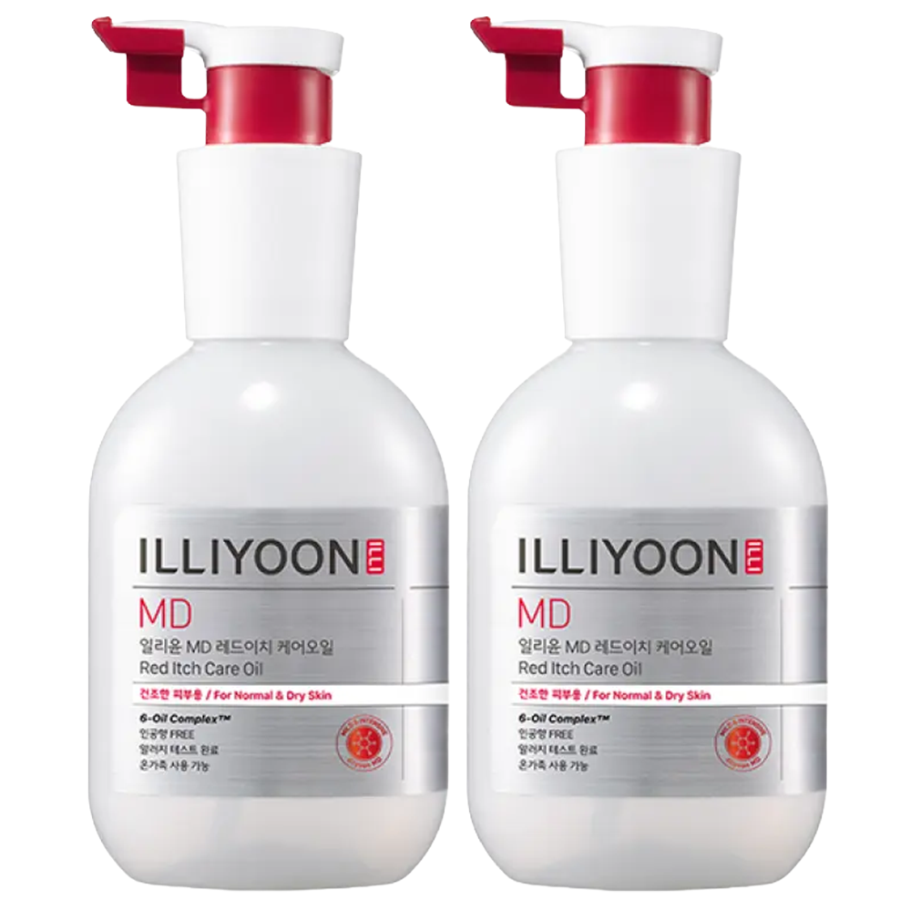 MD Red-itch Care Oil Duo Set (2 x 200ml) ILLIYOON