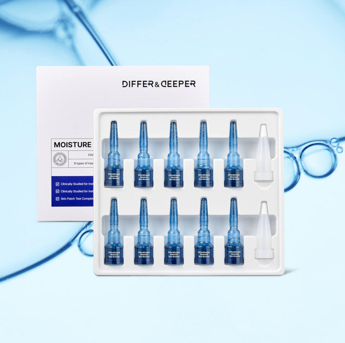 PDRN Moisture&Revital Skin Booster 2ml x 10 vial DIFFER & DEEPER
