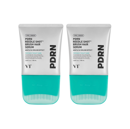 PDRN Reedle Shot Brush Hair Serum Duo Set (2 x 100ml) VT Cosmetics