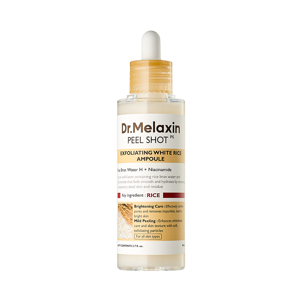 Peel Shot Exfoliant White Rice Ampoule 80ml Dr.Melaxin