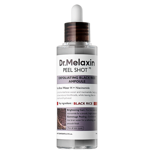 Peel Shot Exfoliating Black Rice Ampoule 80ml Dr.Melaxin