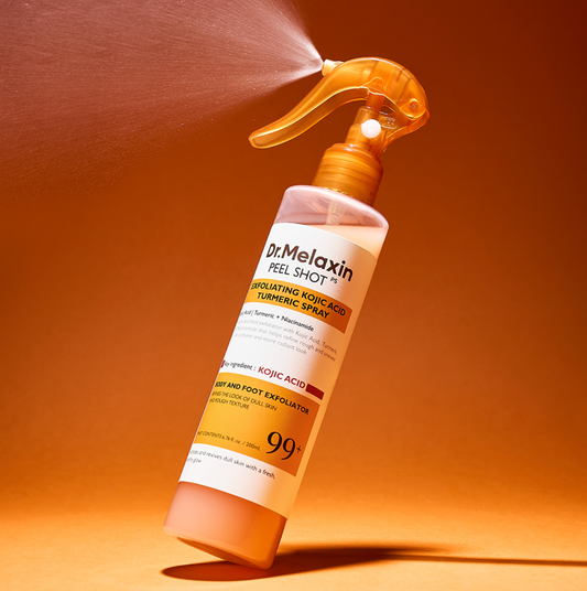 Peel Shot Kojic Acid Turmeric Body Exfoliator Spray 200ml Dr.Melaxin