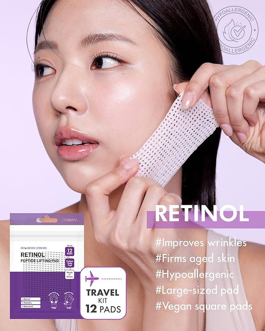 RETINOL PEPTIDE LIFTING PAD -Travel Kit 12 Pads