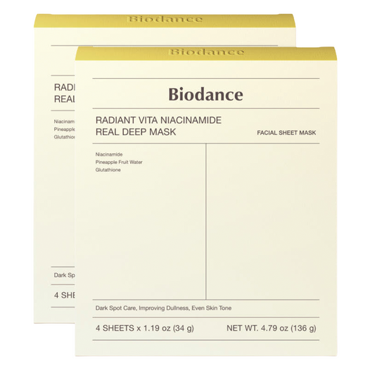 Radiant Vita Niacinamide Real Deep Mask 8pcs BIODANCE