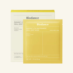 Radiant Vita Niacinamide Real Deep Mask 4pcs BIODANCE