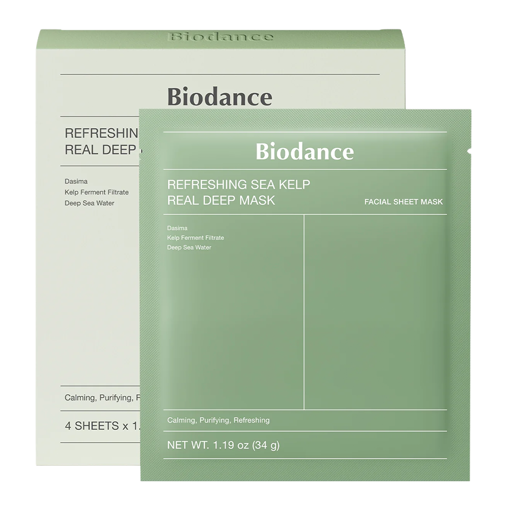 Refreshing Sea Kelp Real Deep Mask 4pcs BIODANCE