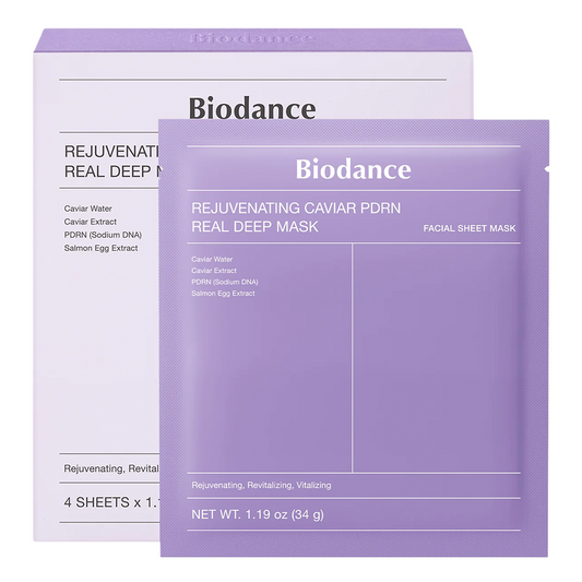 Rejuvenating Caviar PDRN Real Deep Mask 4pcs BIODANCE