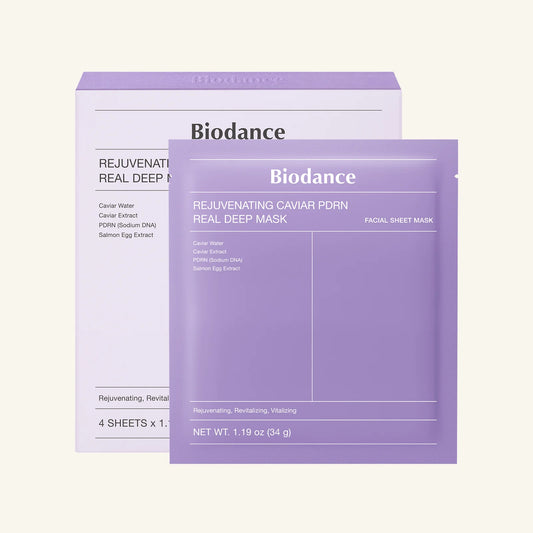 Rejuvenating Caviar PDRN Real Deep Mask 4pcs BIODANCE