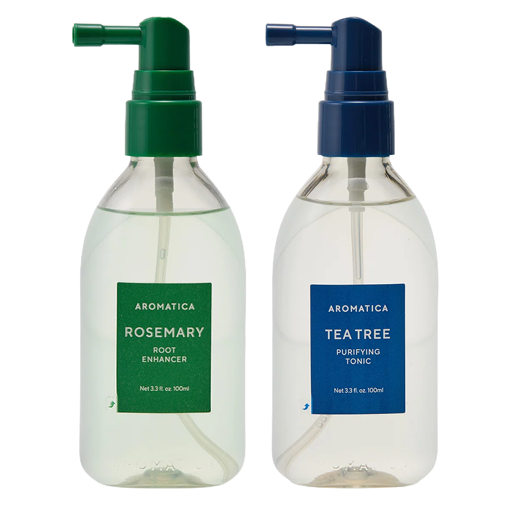 Rosemary Root Enhancer & Tea Tree Tonic Set AROMATICA