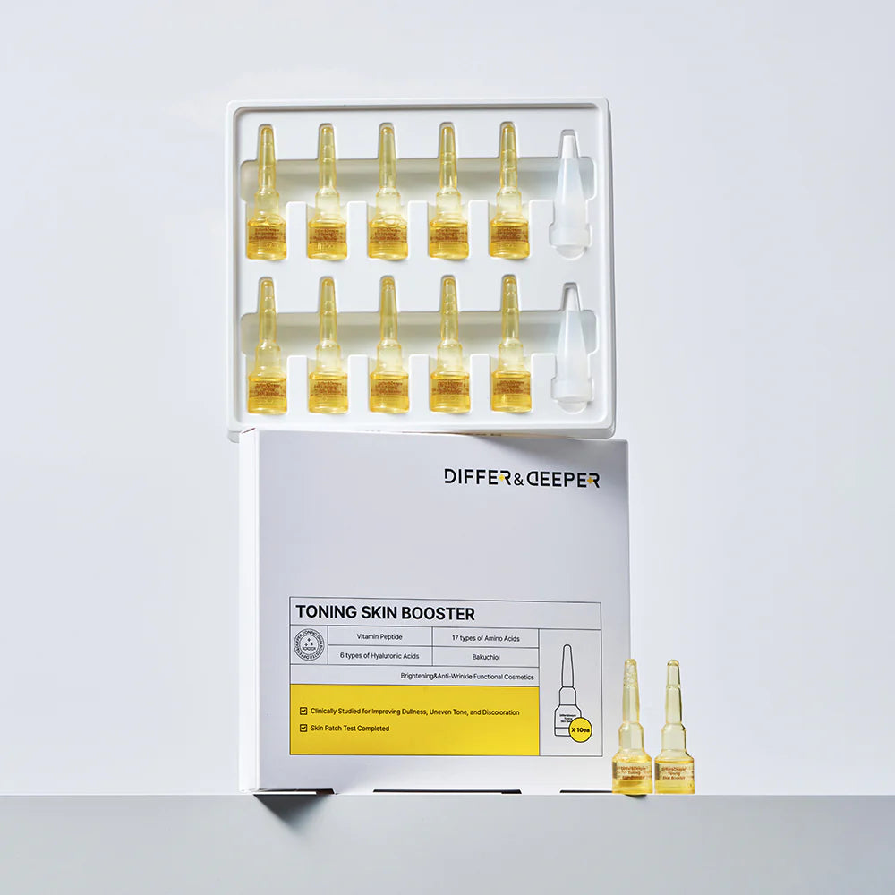 Vitamin Brighteing&Toning SKin Booster  2ml x 10 vial DIFFER & DEEPER